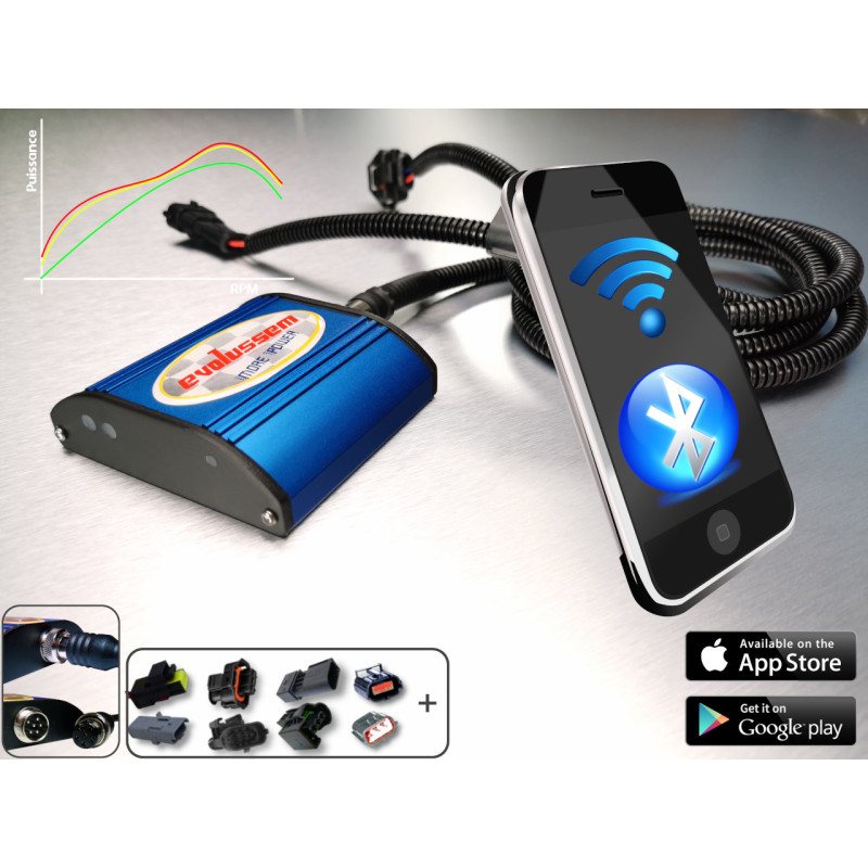 Power Box Evolussem Bluetooth Renault Espace 4 2.0 DCI 150  Ps +37Ps +66Nm